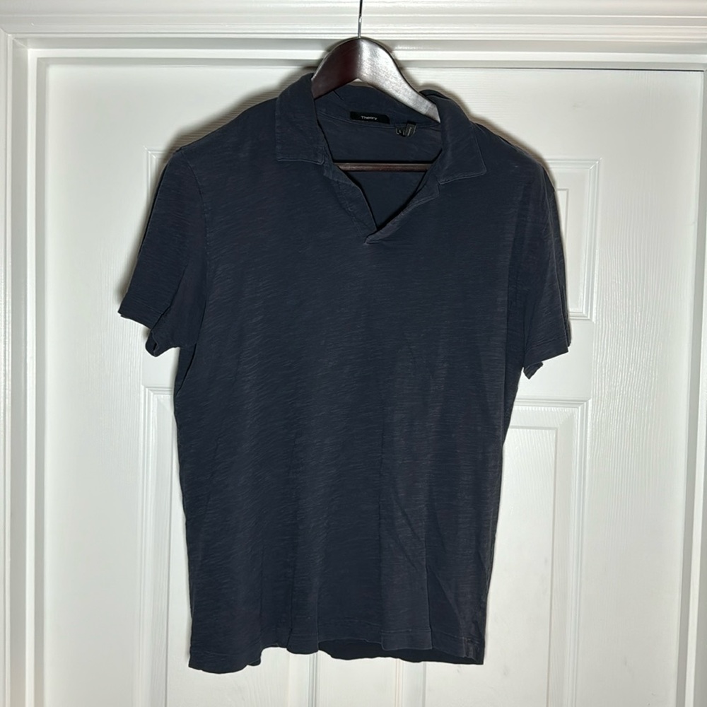 Theory Polo Size L Navy